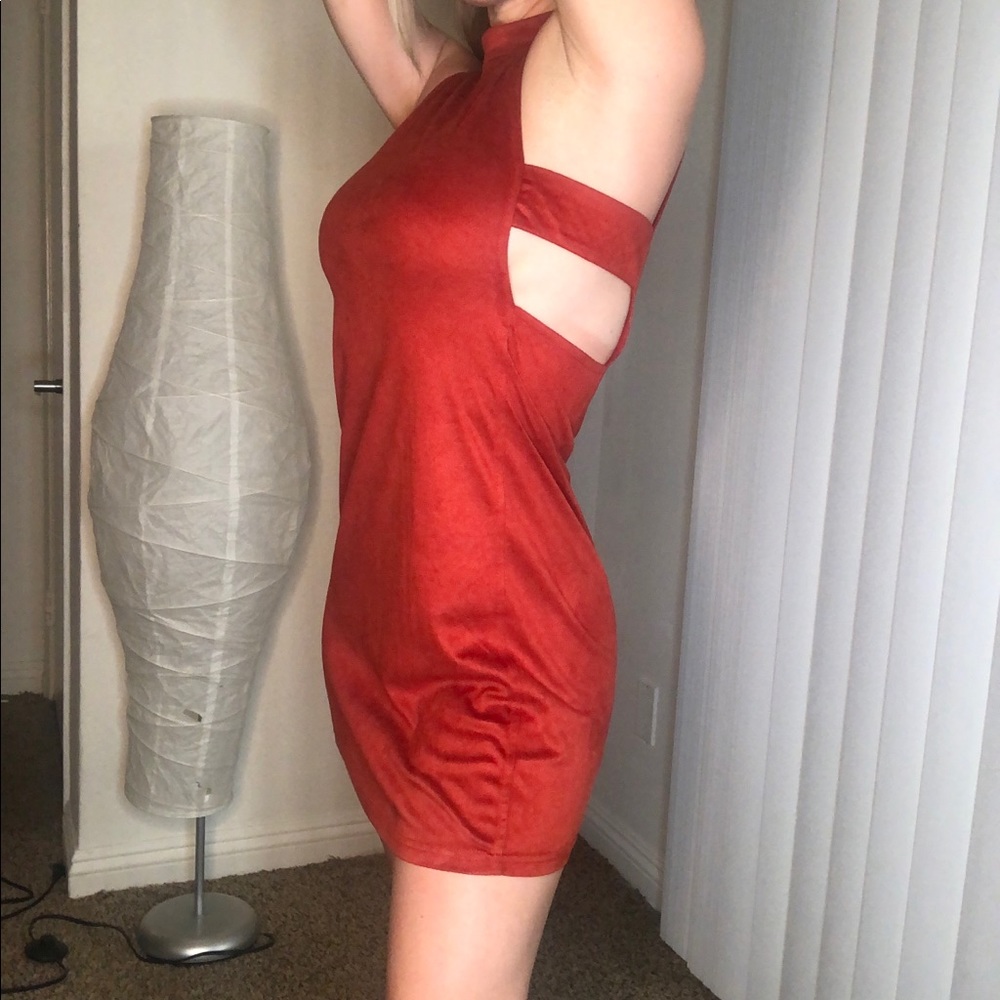 Copper Mini Dress